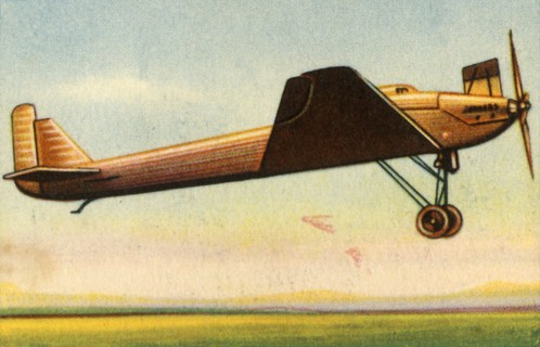 First flight of the Junkers Ju 49 plane, 2 October 1931, (1932).  Creator: Unknown.