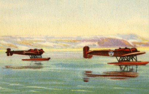 Heinkel HE 5 seaplanes used in the search for Umberto Nobile, North Pole, 1928, (1932). Creator: Unknown.