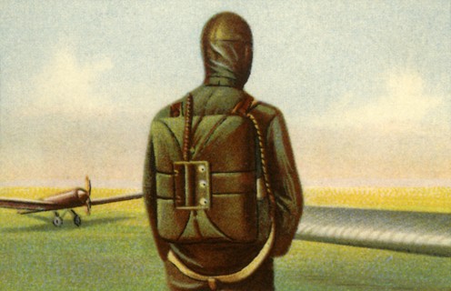 Heinecke parachute, c1918, (1932).  Creator: Unknown.