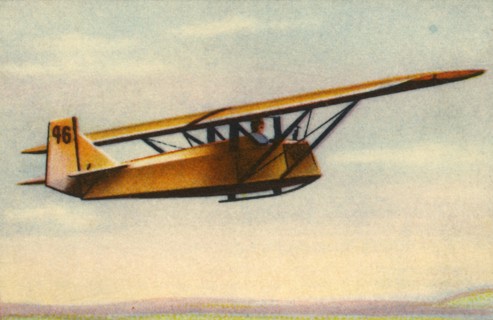 Trainee pilot performing advanced gliding exam, Germany, 1932.  Creator: Unknown.