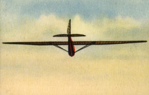 Flying instructor in glider at the Rhön-Rossitten Society gliding school, Germany, 1932.  Creator: Unknown.