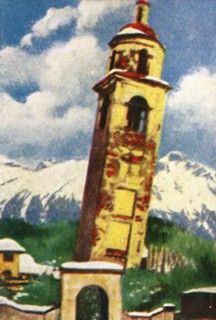 The Leaning Tower of St Moritz, c1928. Creator: Unknown.