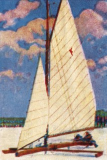 Ice yachting in Sweden, c1928. Creator: Unknown.