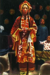 Ballad-singer, China, c1928. Creator: Unknown.