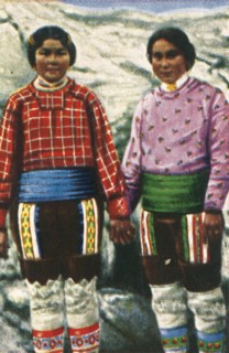 Young Inuit women, Greenland, c1928.  Creator: Unknown.