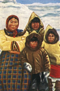Inuit people from Labrador, northern Canada, c1928. Creator: Unknown.