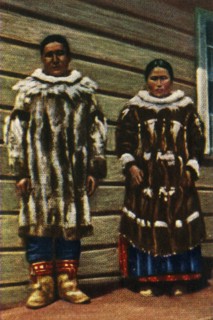 Inuit people from Alaska, northern USA, c1928.  Creator: Unknown.