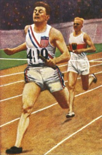 Ray Barbuti and Hermann Engelhard, 4 x 400m relay, 1928. Creator: Unknown.