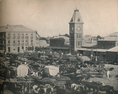 'The Market, Kimberley', c1900. Creator: Unknown.