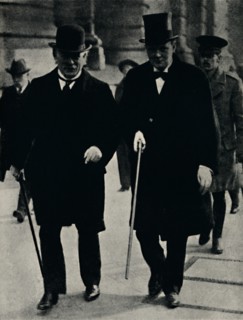 'With David Lloyd George', 1917, (1945).  Creator: Unknown.