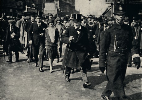 'Budget Day, 1928', (1945). Creator: Unknown.