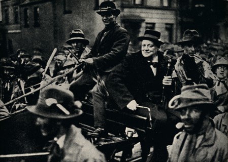 'Churchill in Belfast Again', 1926, (1945). Creator: Unknown.