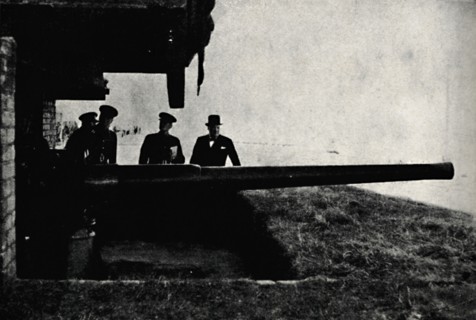 'Inspecting Coastal Defences', c1940, (1945). Creator: Unknown.