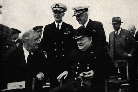 'American President and British Premier', 14 August 1941, (1945). Creator: Unknown.
