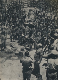'Churchill With British Troops in North Africa', June 1943, (1945). Creator: Unknown.