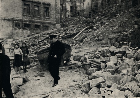 'Churchill Visits Battered Malta', 1943, (1945). Creator: Unknown.