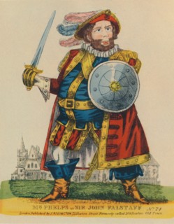 'Samuel Phelps, (1804-1878) as Falstaff', c1860, (1948). Creator: Unknown.