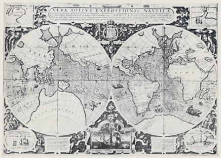 'Map Showing Drake's Voyage of Circumnavigation (1577-1580)', 1923. Creator: Unknown.