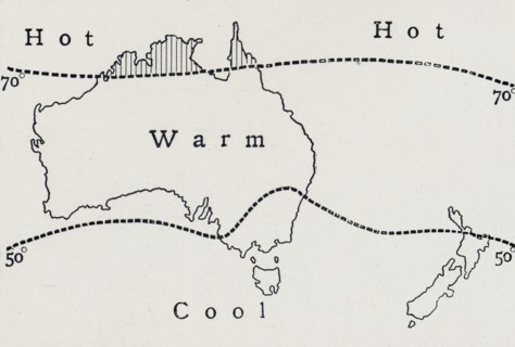 'Average July Temperature', 1923. Creator: Unknown.
