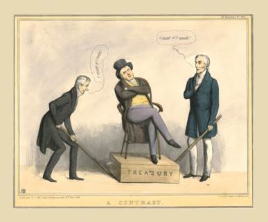 'A Contrast', c1838. Creator: Unknown.