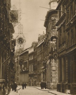 'The Old Signs Have Come Back To Lombard Street', c1935. Creator: W Whiffin.