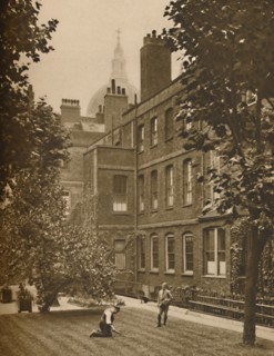 'St. Paul's Dome Brooding Over The Roof-Tops of Amen Court', c1935. Creator: Donald McLeish.