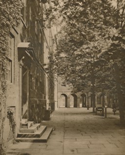 'Pump Court in its Summer Garment of Leaves and Sunlight', c1935. Creator: Unknown.
