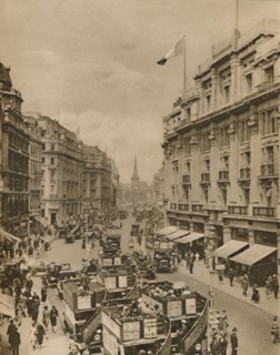 'Upper Part off Regent Street, The Paradise of London's Shoppers', c1935. Creator: Unknown.