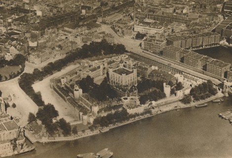 'A View of His Fortress Unimagined By William The Conqueror: The Tower from the Air', c1935. Creator: Unknown.