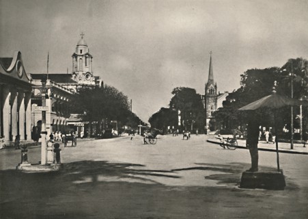 'Dalhousie Street, Rangoon', 1900. Creator: Unknown.