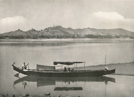 'Sagaing, on the Irrawaddy - every hill top crowned with a Pagoda', 1900. Creator: Unknown.