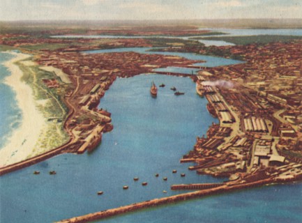 'Fremantle Harbour from the Air', c1947. Creator: Unknown.