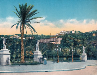 'Napoli - Entrata Villa Comunale', c1900. Creator: Unknown.