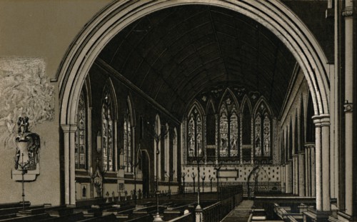'St. Nicholas Church, Interior', c1880. Creator: Unknown.