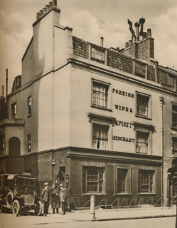 '"The Running Footman", A Picture of the Old Mayfair', c1935. Creator: Donald McLeish.