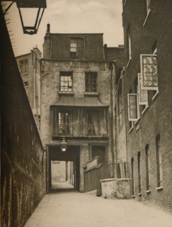 'Strand Lane and the Entrance to the Roman Bath', c1935. Creator: Unknown.