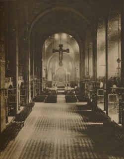 'Interior of Westminster Cathedral Viewed from the West End', c1935. Creator: Cyril Ellis.