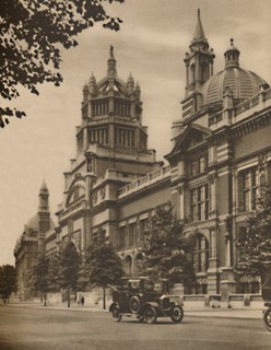 'Facade of the Victoria and Albert Museum In Cromwell Road', c1935. Creator: Donald McLeish.