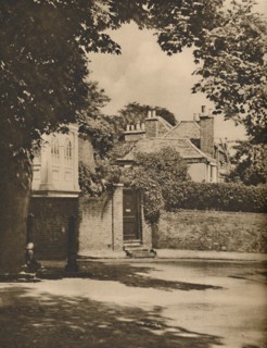 'Sunlight and Shadow in a Winding Highgate Road', c1935. Creator: Paterson.