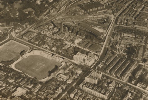 'An Aerial Camera's View of Lords and the District of Marylebone', c1935. Creator: Aerofilms.