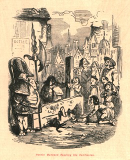 'Perkin Warbeck Reading his Confession', 1897.  Creator: John Leech.