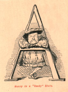 'Henry in a "Seedy" State', 1897. Creator: John Leech.