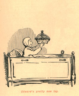 'Edward's pretty new toy', 1897.  Creator: John Leech.