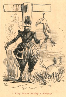 'King James having a Holiday', 1897.  Creator: John Leech.