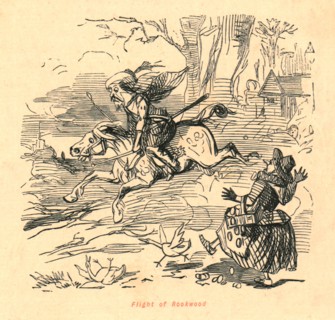 'Flight of Rookwood', 1897.  Creator: John Leech.