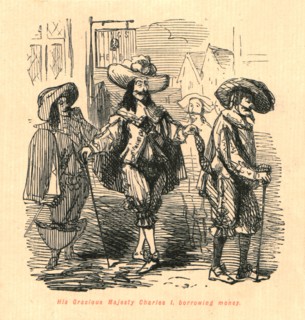'His Gracious Majesty Charles I, borrowing money', 1897.  Creator: John Leech.
