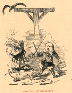 'Cavalier and Roundhead', 1897. Creator: John Leech.
