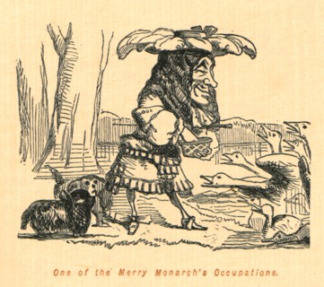 'One of the Merry Monarch's Occupations', 1897. Creator: John Leech.