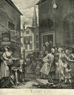 'Covent Garden at Mid-Day', 1738, (1925). Creator: William Hogarth.