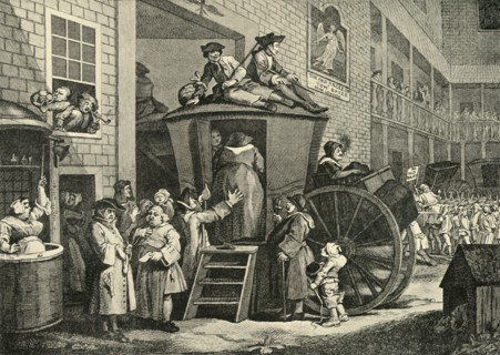 'A Country Inn Yard', 1747, (1925). Creator: William Hogarth.